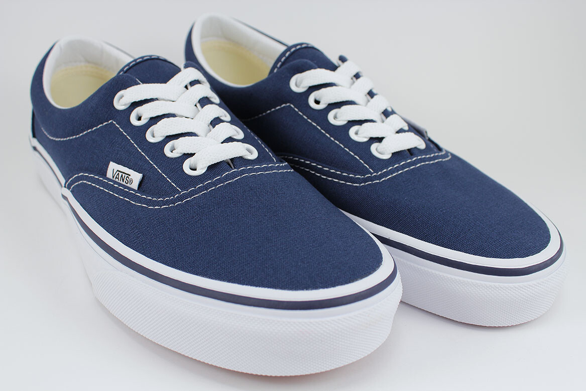 vans authentic blue and white